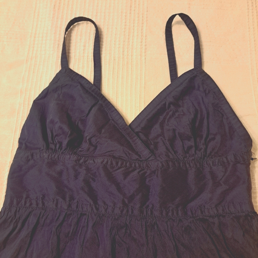 THEORY Fit & Flare Silk Dress. - Picture 2 of 5